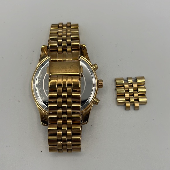 MICHAEL KORS
Chronograph Lexington Gold-Tone Stainless Steel Bracelet Watch 45mm - Picture 6 of 6